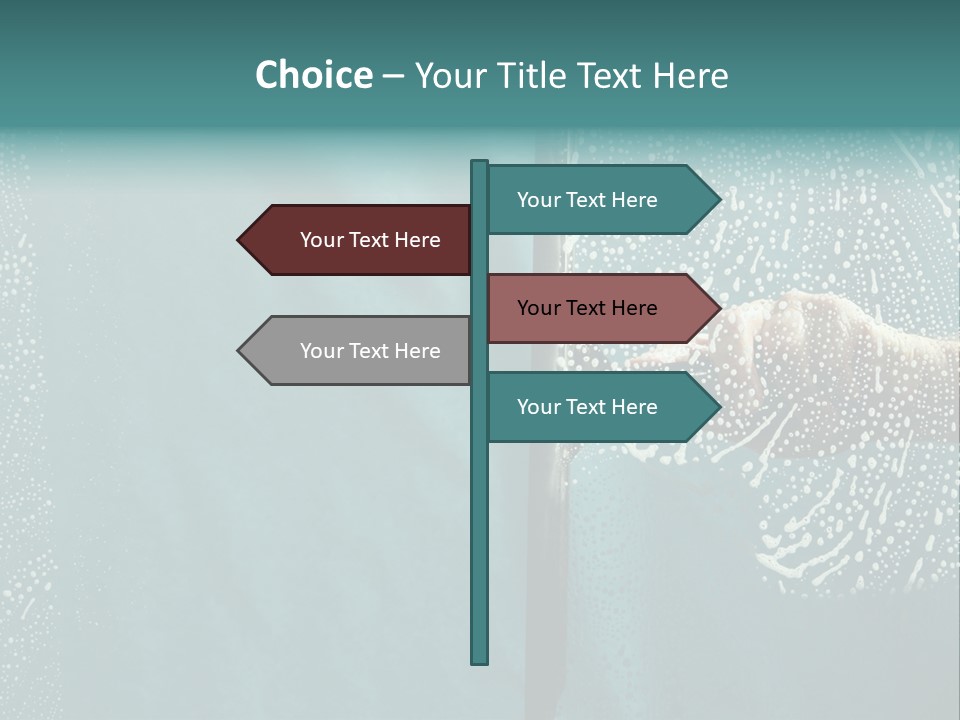 Sponge Spray Duty PowerPoint Template