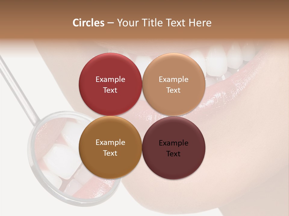 Equipment Dentistry Female PowerPoint Template