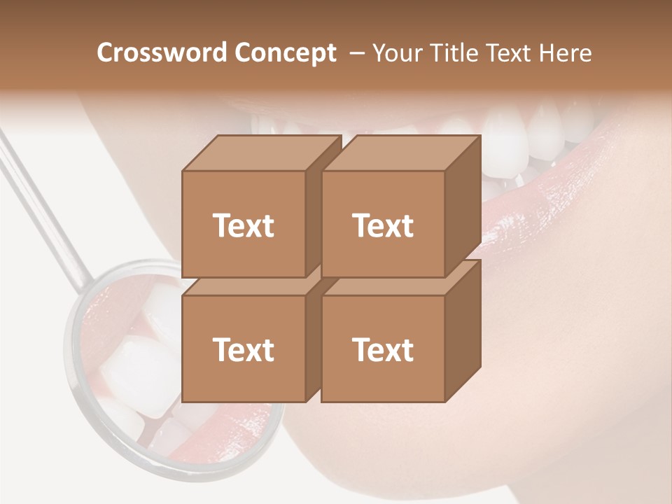 Equipment Dentistry Female PowerPoint Template