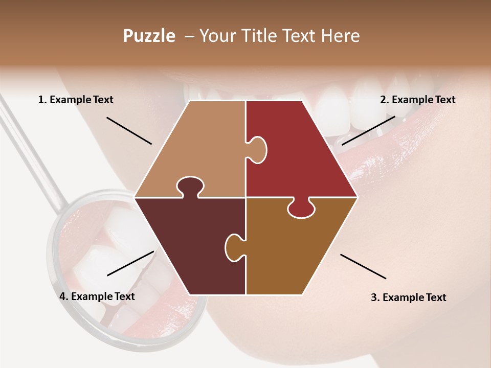 Equipment Dentistry Female PowerPoint Template