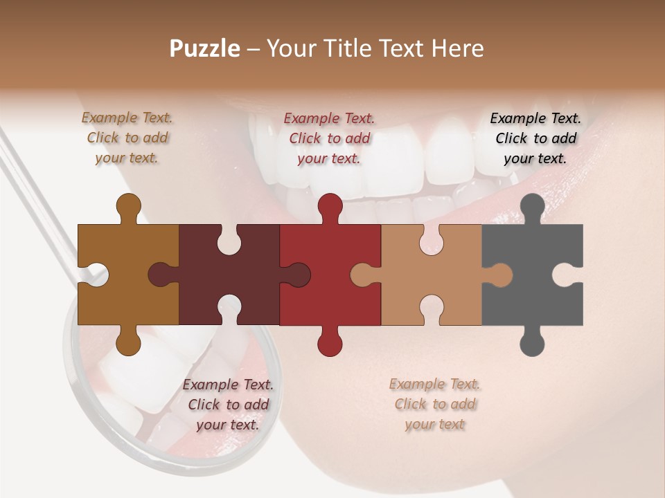 Equipment Dentistry Female PowerPoint Template