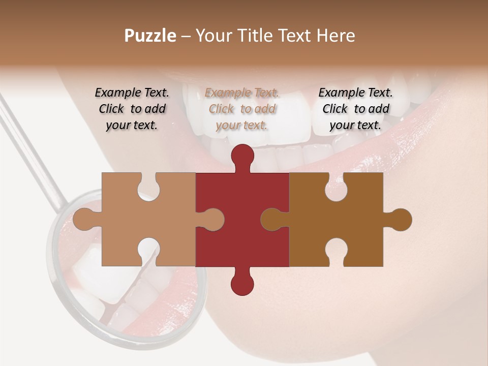 Equipment Dentistry Female PowerPoint Template