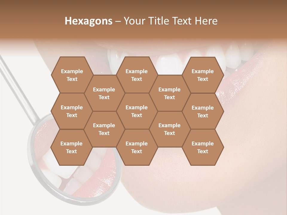 Equipment Dentistry Female PowerPoint Template