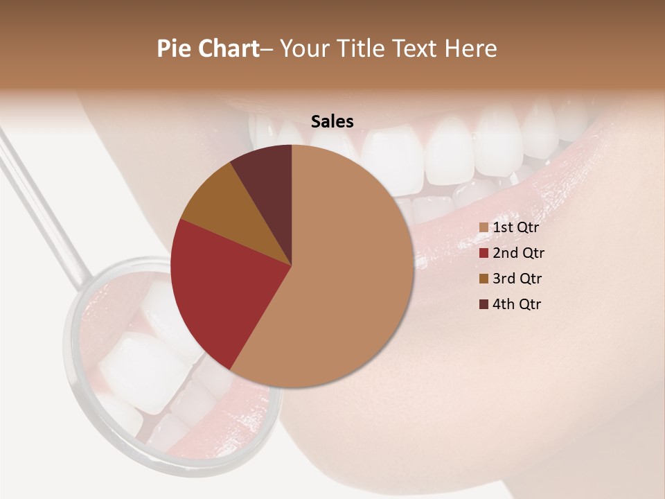 Equipment Dentistry Female PowerPoint Template