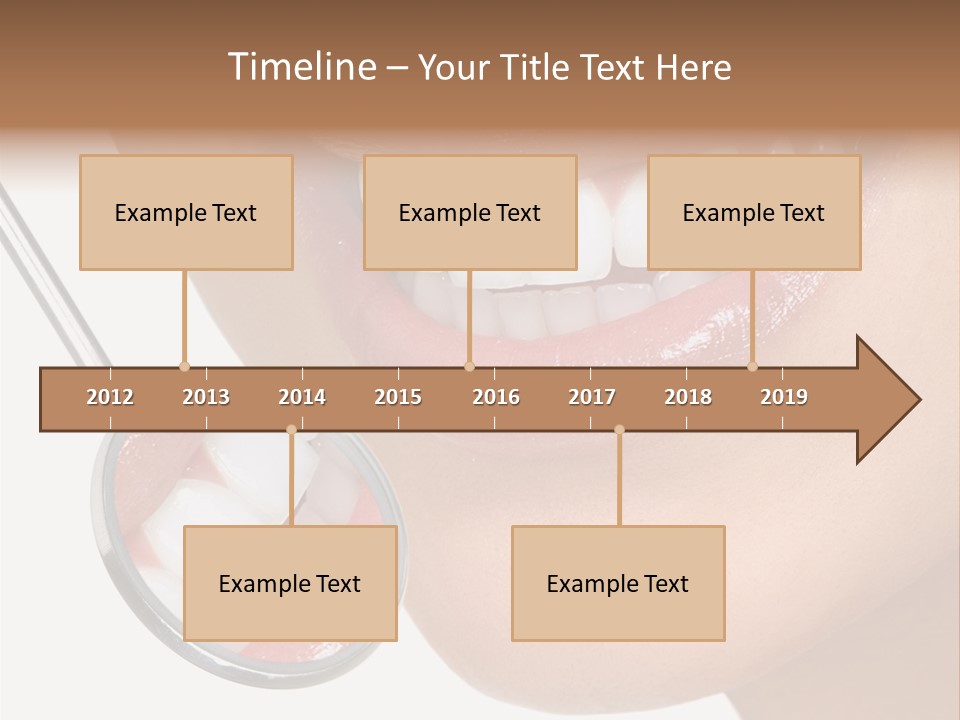 Equipment Dentistry Female PowerPoint Template