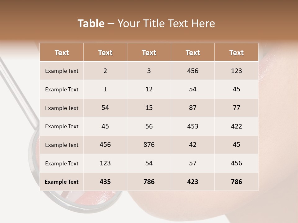 Equipment Dentistry Female PowerPoint Template
