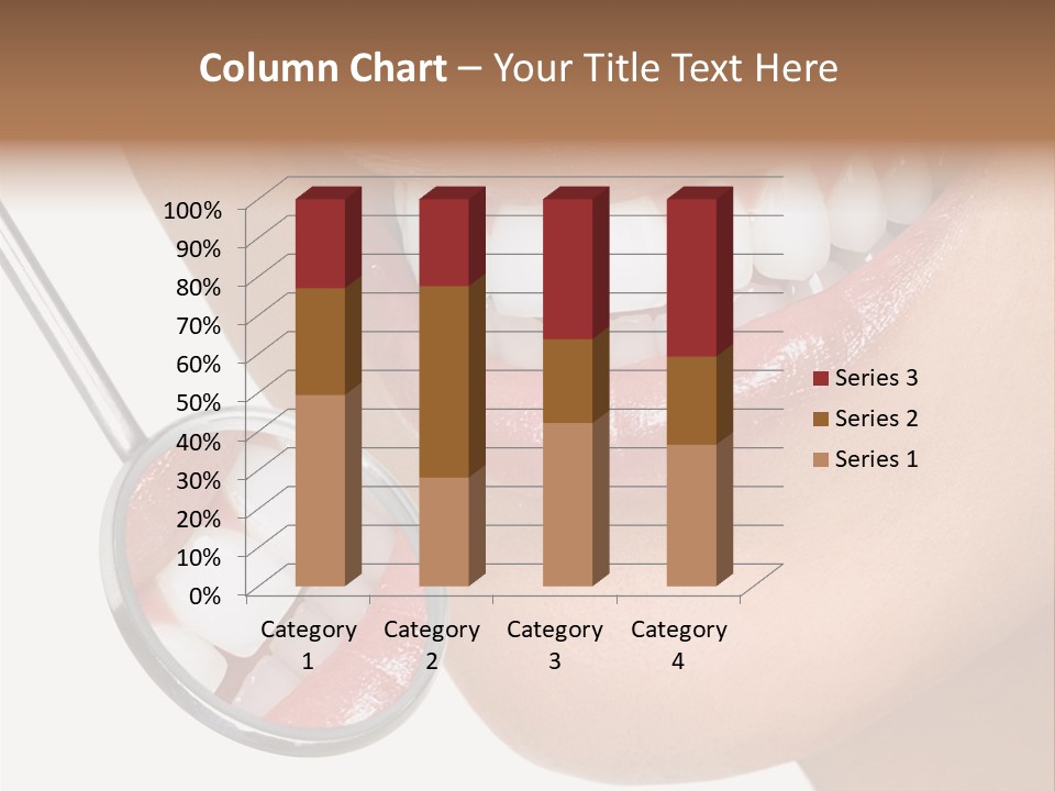 Equipment Dentistry Female PowerPoint Template