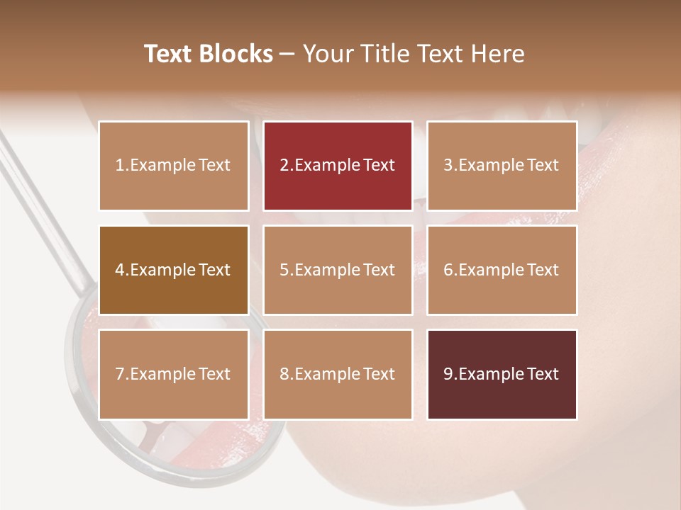 Equipment Dentistry Female PowerPoint Template