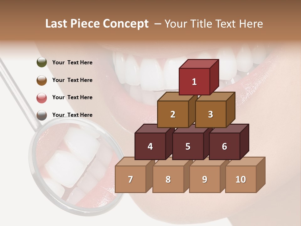 Equipment Dentistry Female PowerPoint Template