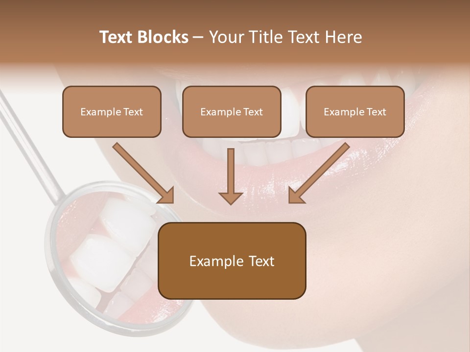 Equipment Dentistry Female PowerPoint Template