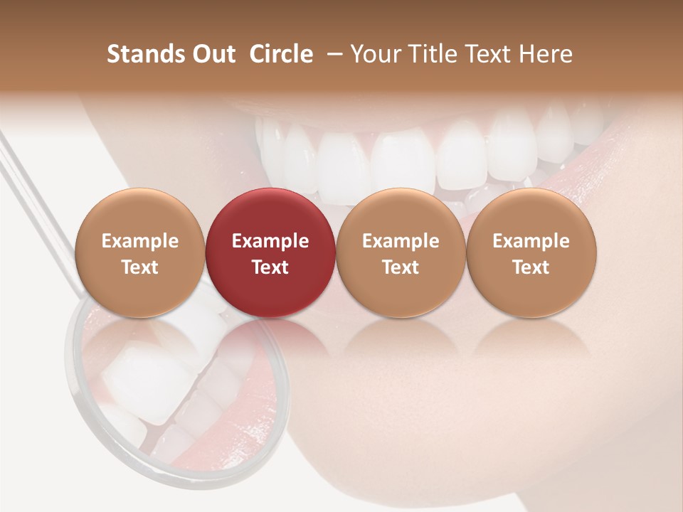 Equipment Dentistry Female PowerPoint Template