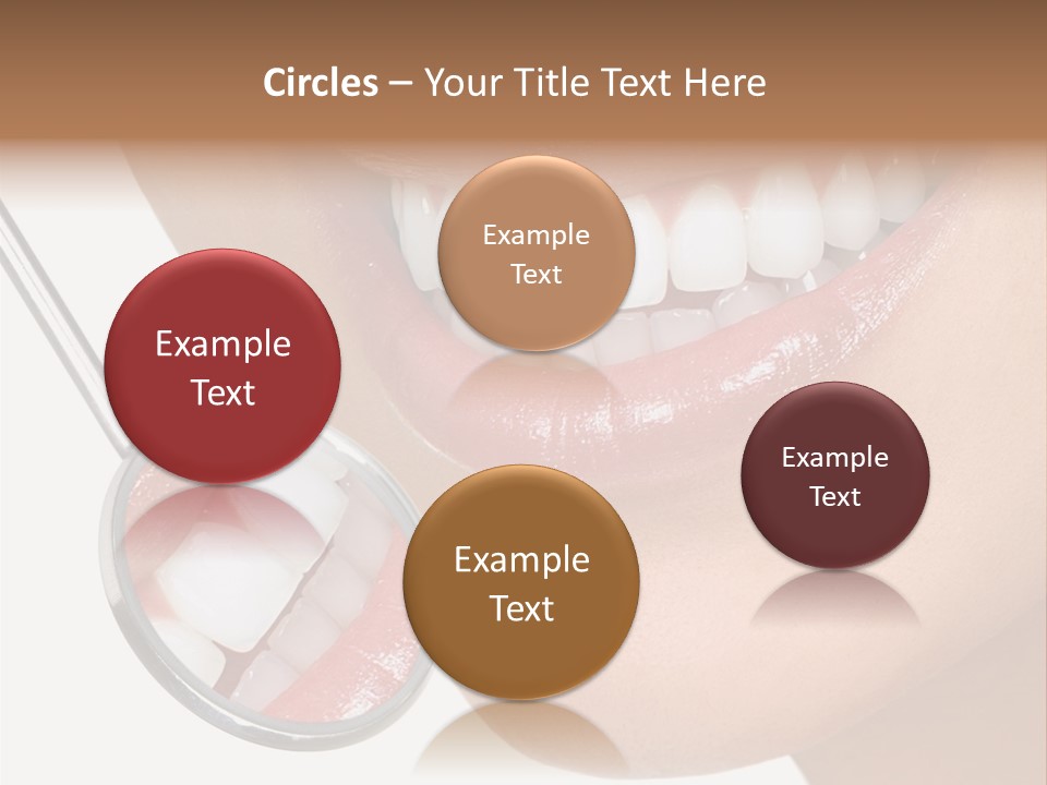 Equipment Dentistry Female PowerPoint Template