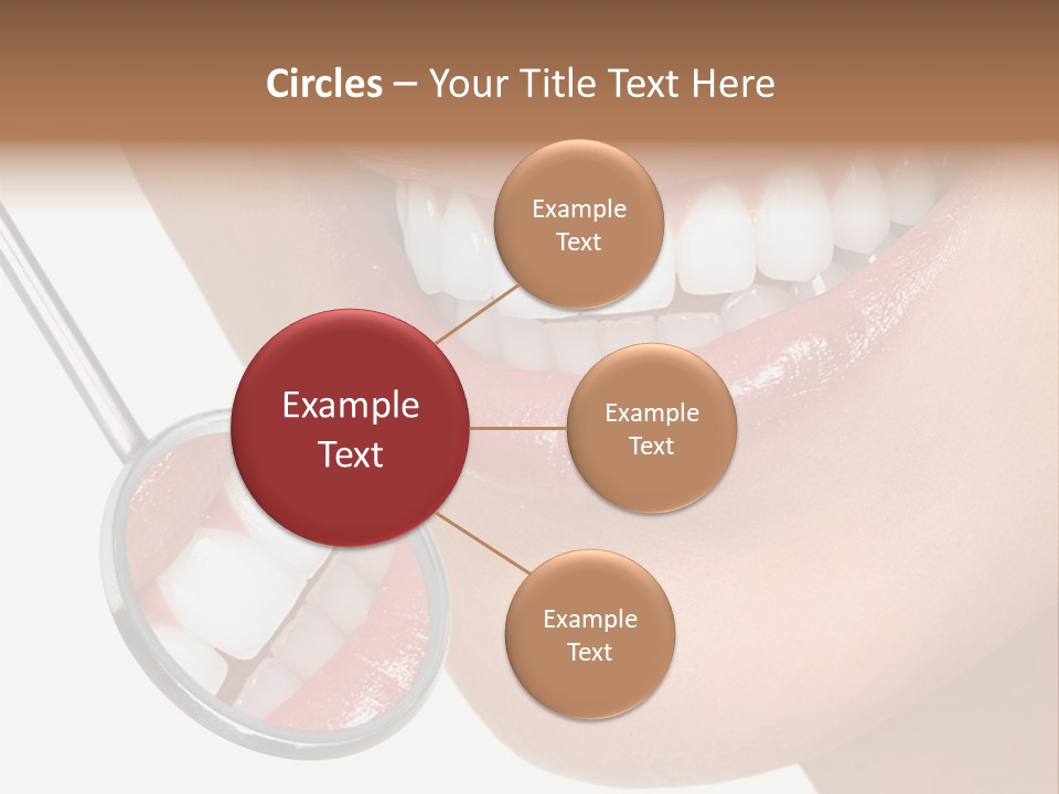 Equipment Dentistry Female PowerPoint Template