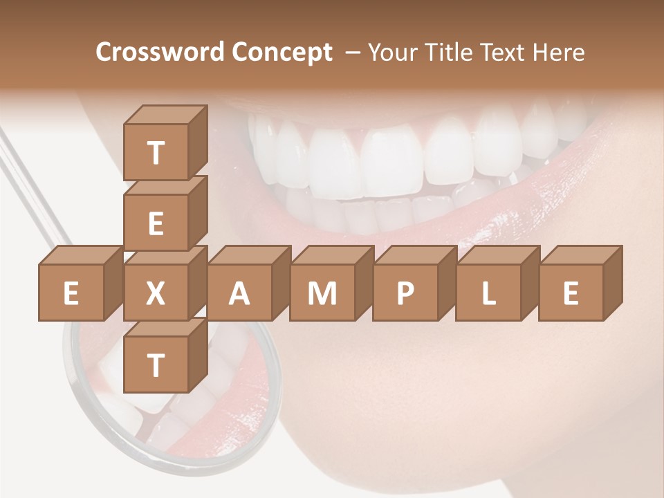 Equipment Dentistry Female PowerPoint Template