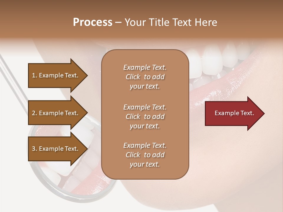 Equipment Dentistry Female PowerPoint Template