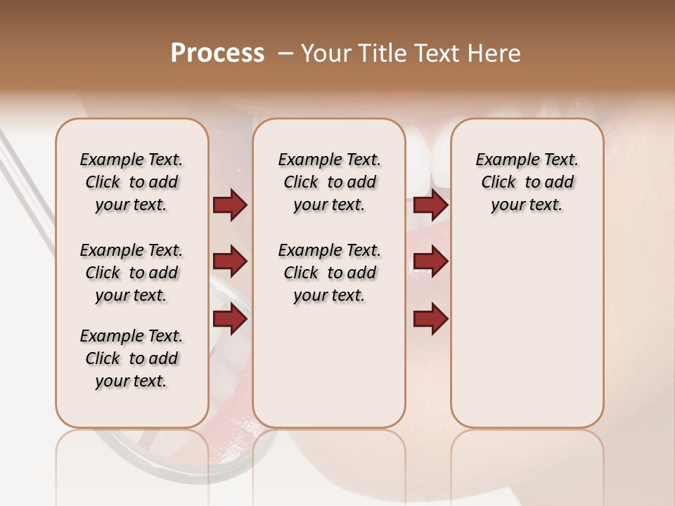Equipment Dentistry Female PowerPoint Template