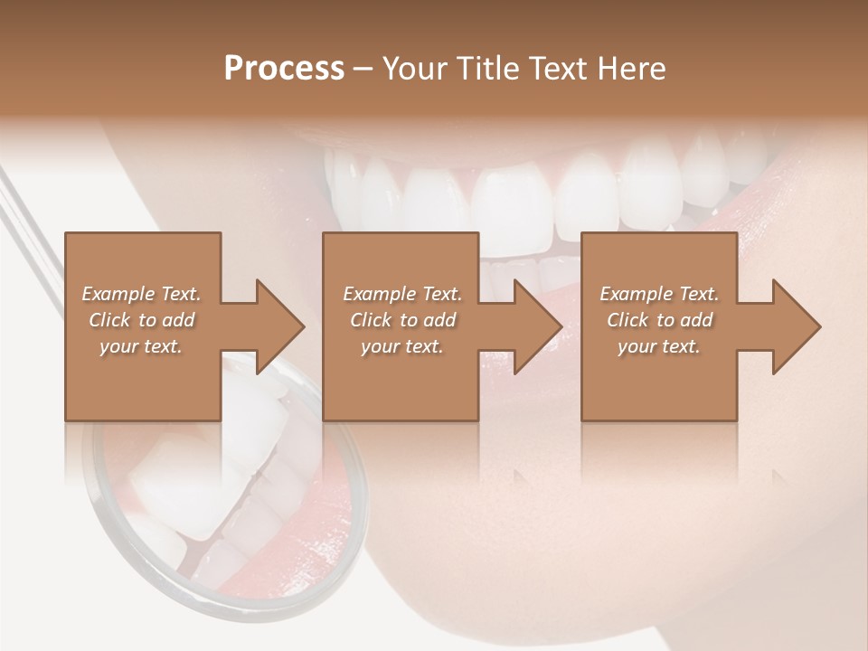Equipment Dentistry Female PowerPoint Template