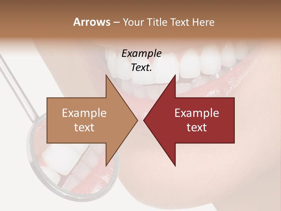 Equipment Dentistry Female PowerPoint Template