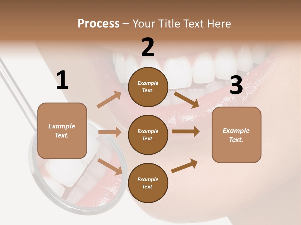 Equipment Dentistry Female PowerPoint Template