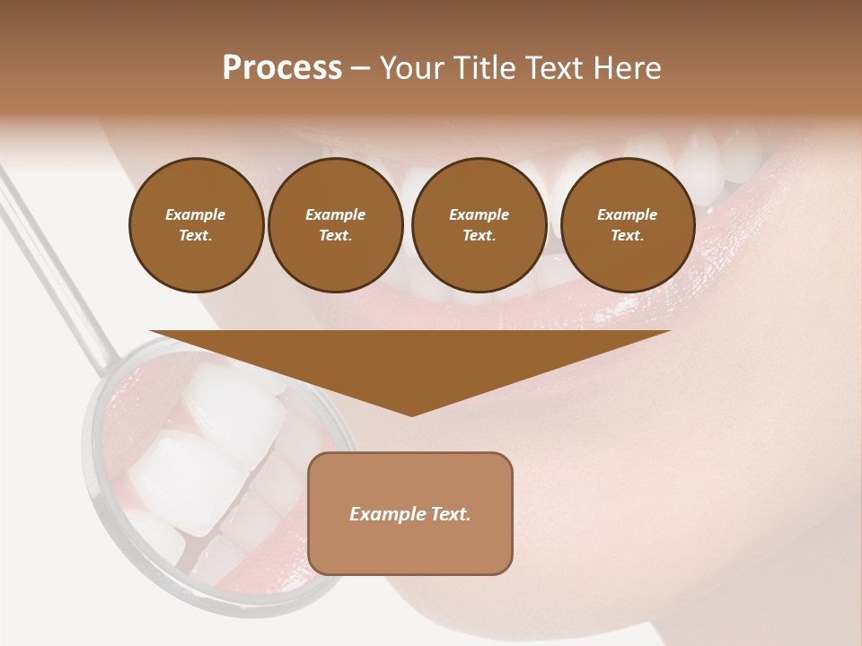 Equipment Dentistry Female PowerPoint Template