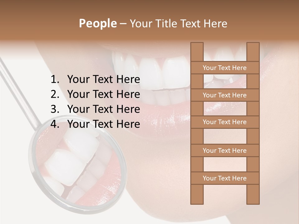 Equipment Dentistry Female PowerPoint Template