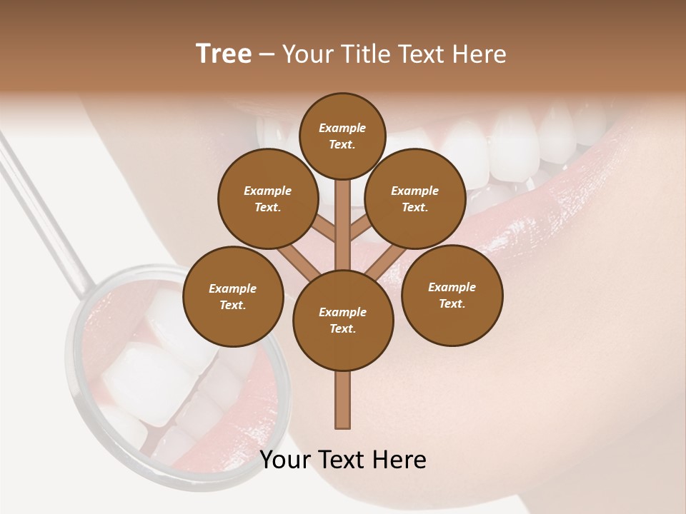 Equipment Dentistry Female PowerPoint Template