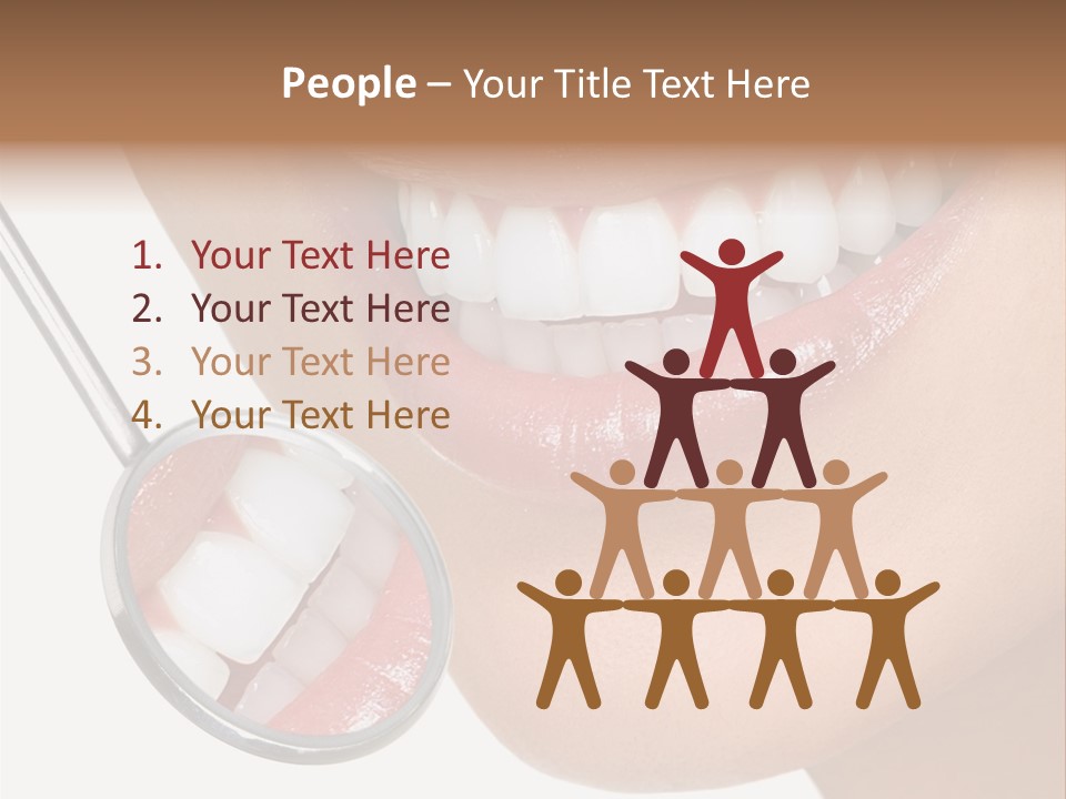 Equipment Dentistry Female PowerPoint Template