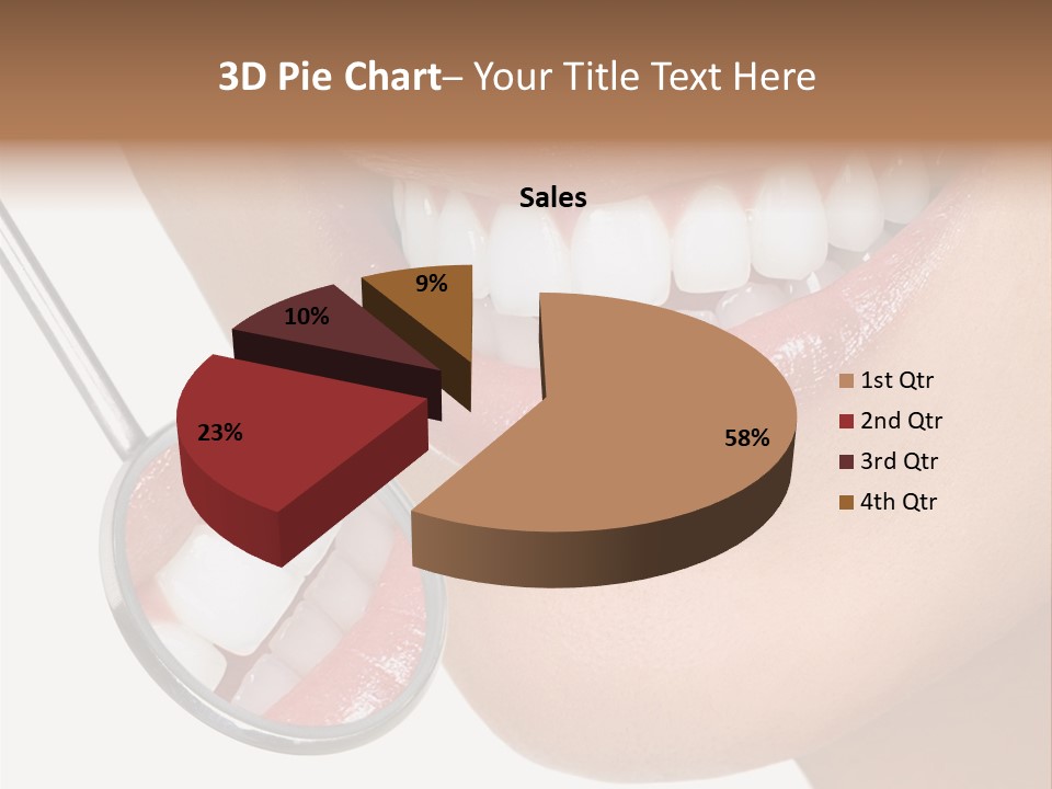 Equipment Dentistry Female PowerPoint Template