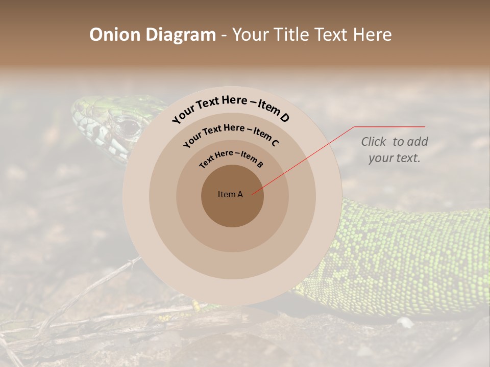 Texture Wildlife Yellow PowerPoint Template