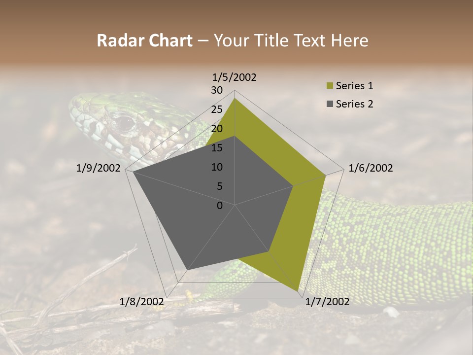 Texture Wildlife Yellow PowerPoint Template