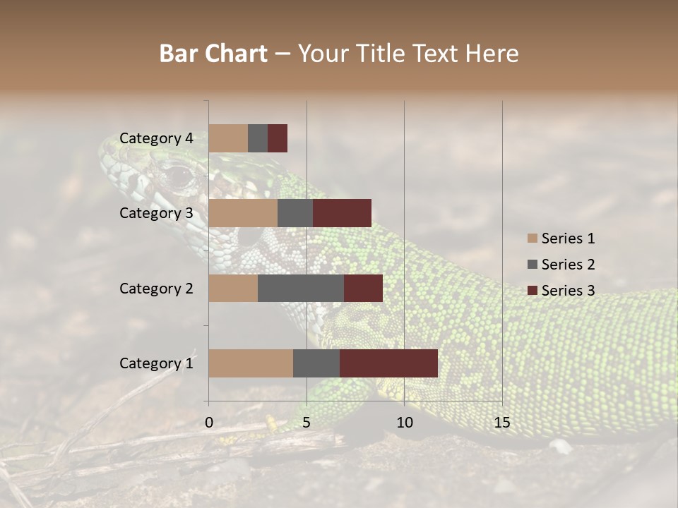 Texture Wildlife Yellow PowerPoint Template
