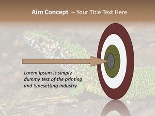 Texture Wildlife Yellow PowerPoint Template