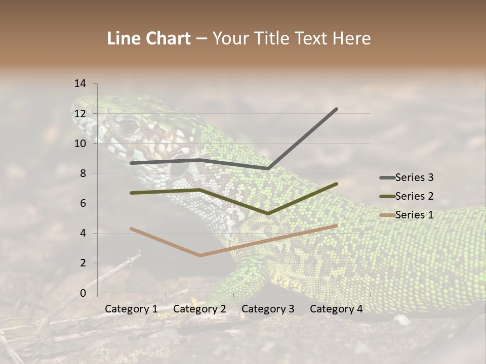 Texture Wildlife Yellow PowerPoint Template