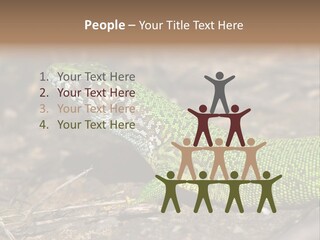 Texture Wildlife Yellow PowerPoint Template