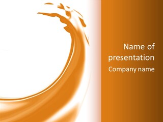 Spray Fluid Sweet PowerPoint Template