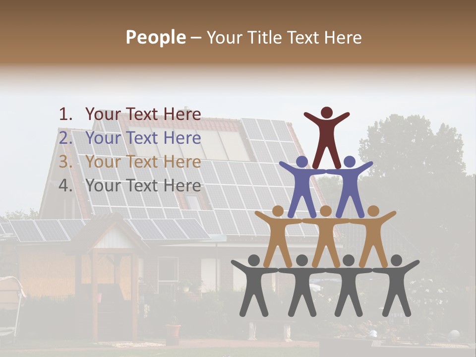Property Photovoltaics Cells PowerPoint Template