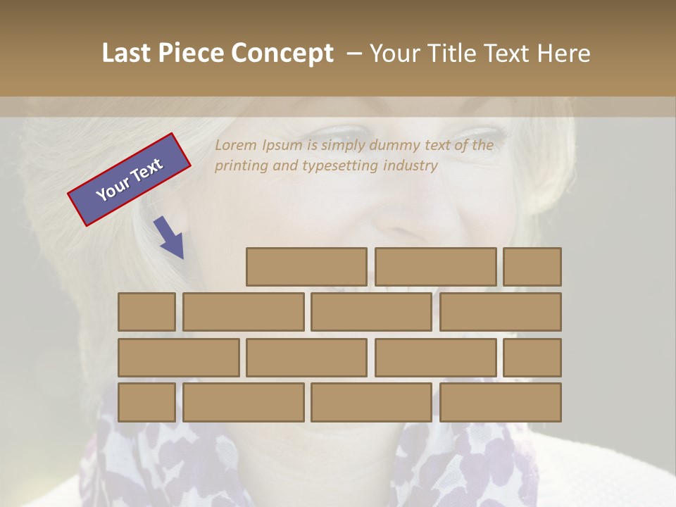 Scarf Toothy Nature PowerPoint Template