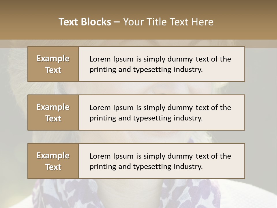 Scarf Toothy Nature PowerPoint Template