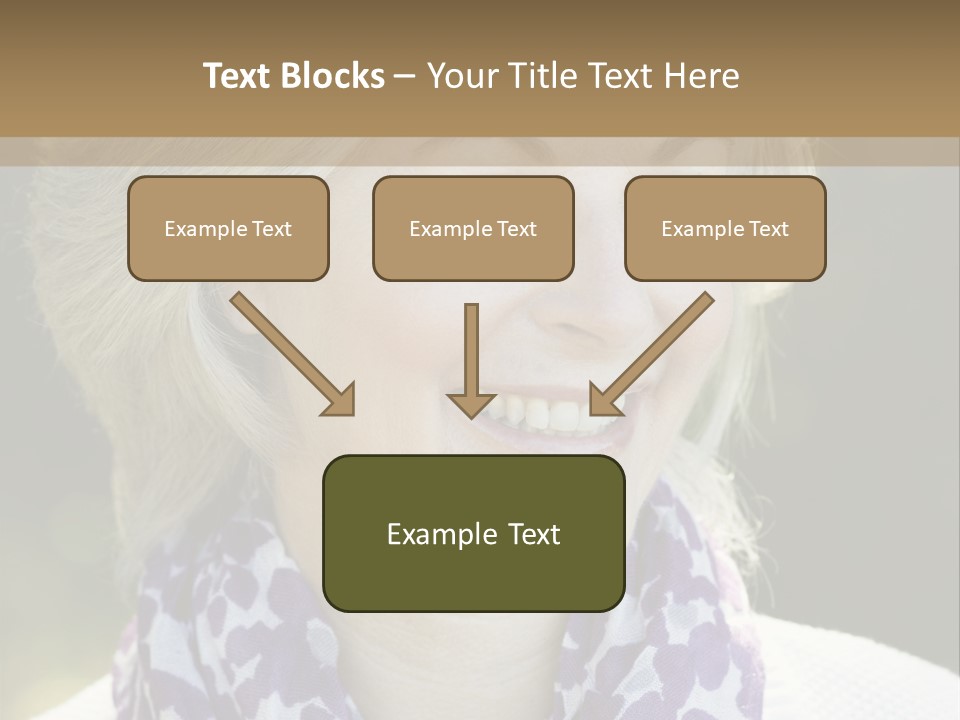 Scarf Toothy Nature PowerPoint Template