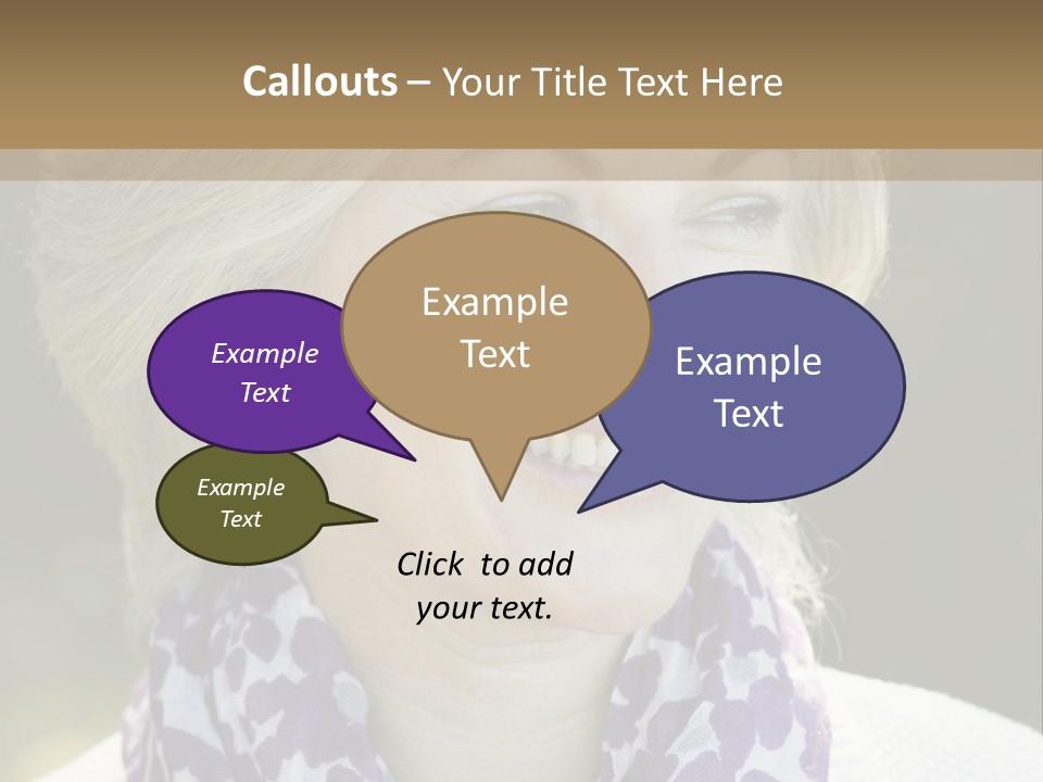 Scarf Toothy Nature PowerPoint Template