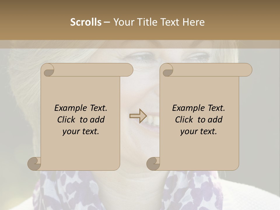 Scarf Toothy Nature PowerPoint Template