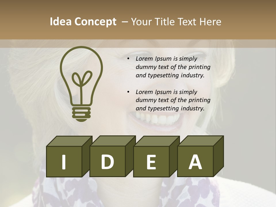 Scarf Toothy Nature PowerPoint Template