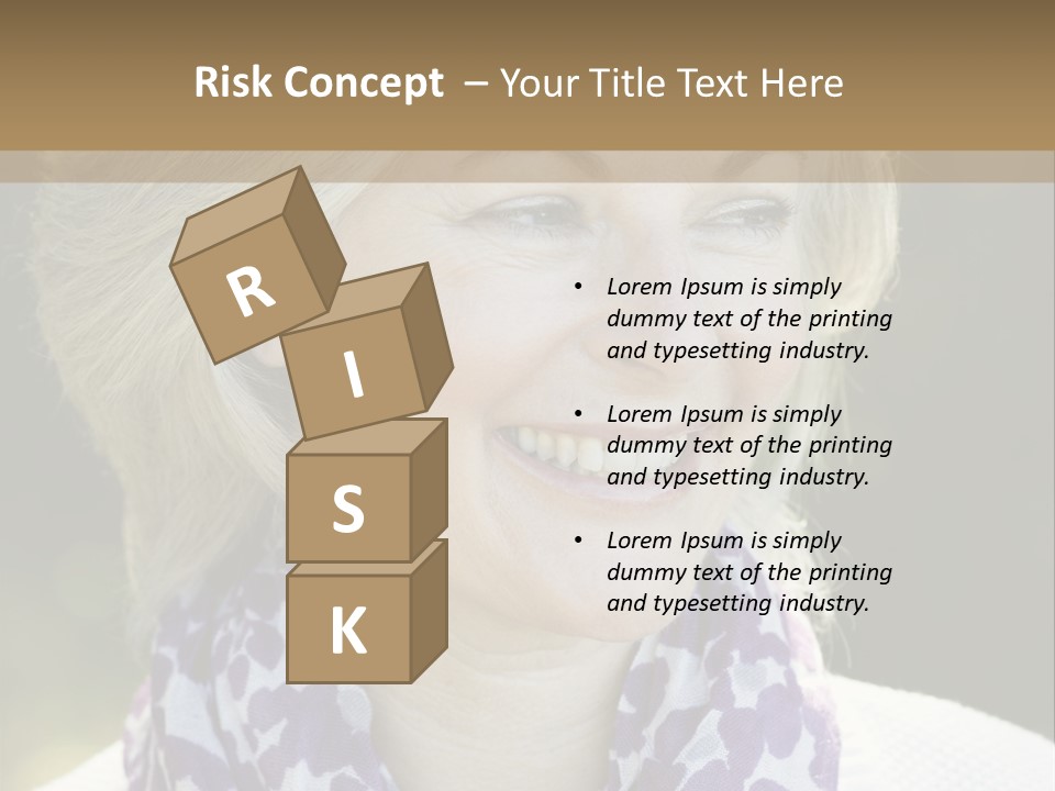 Scarf Toothy Nature PowerPoint Template