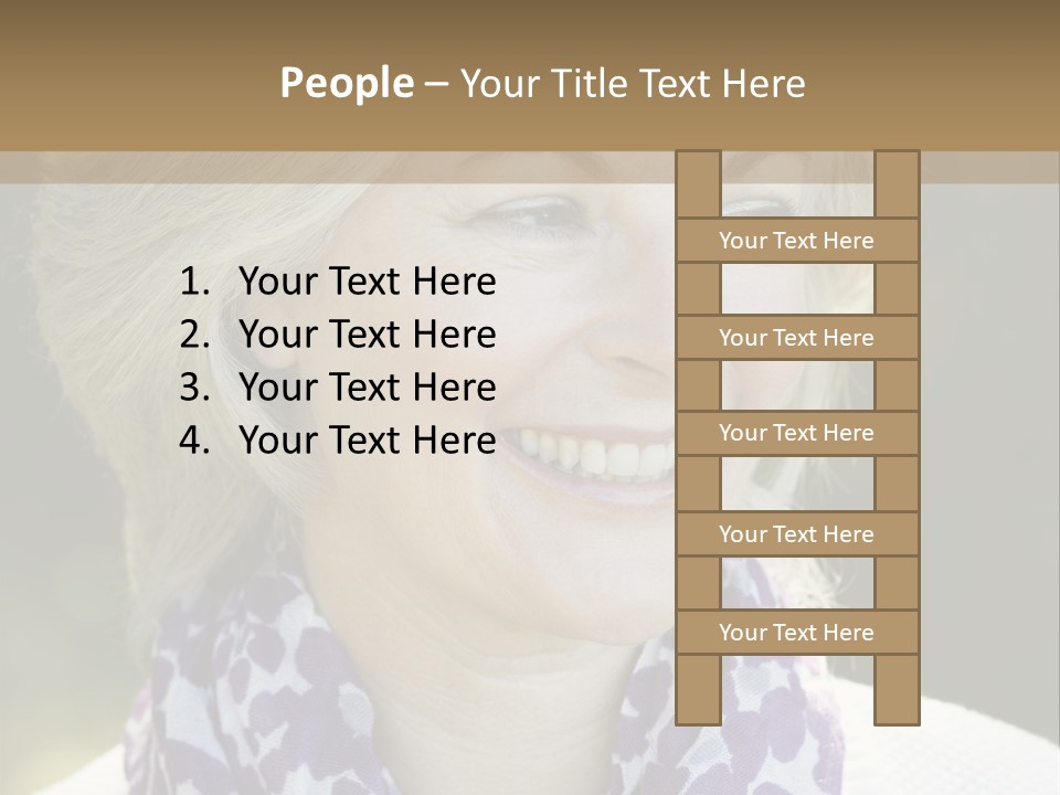 Scarf Toothy Nature PowerPoint Template