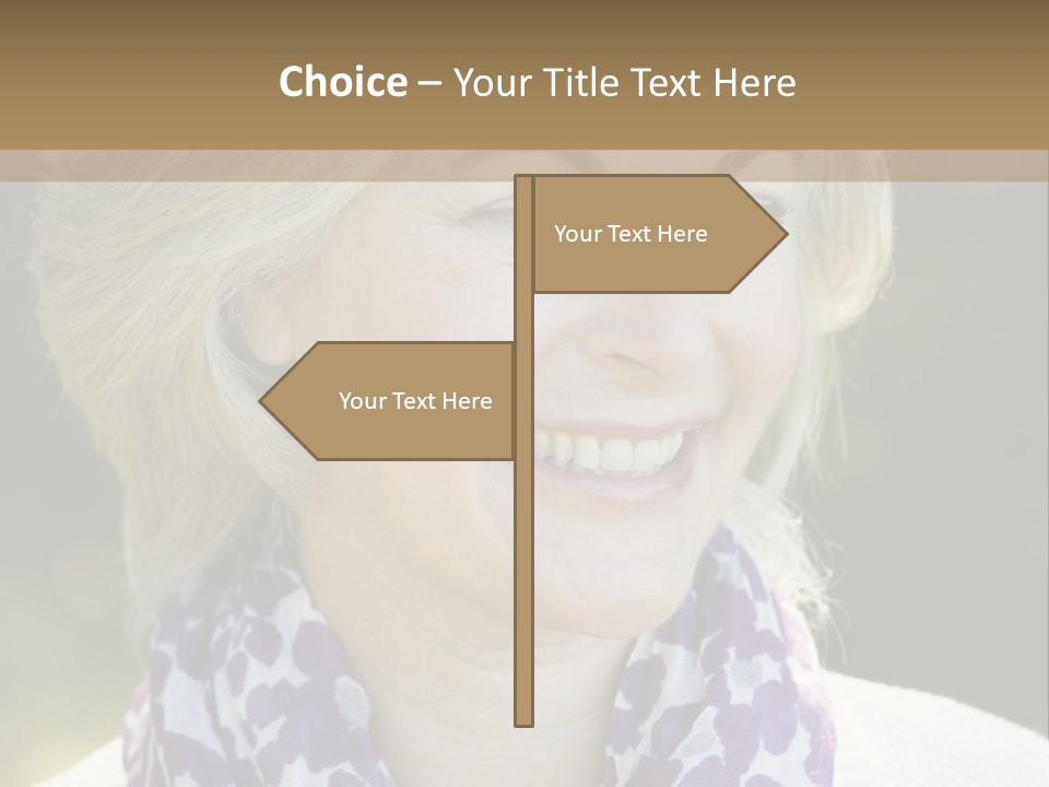 Scarf Toothy Nature PowerPoint Template