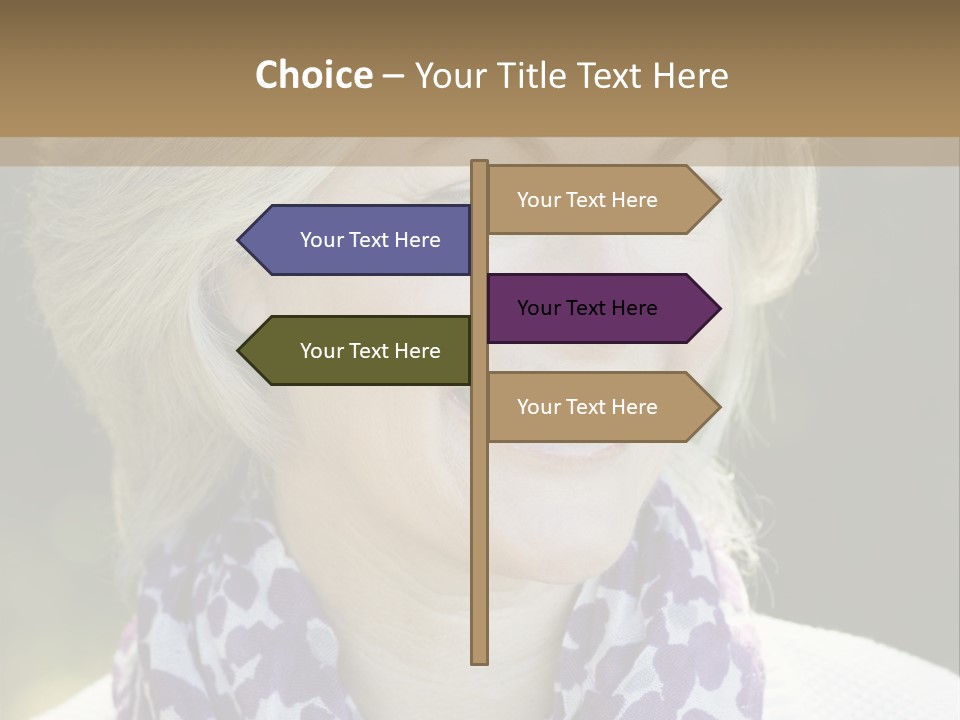 Scarf Toothy Nature PowerPoint Template