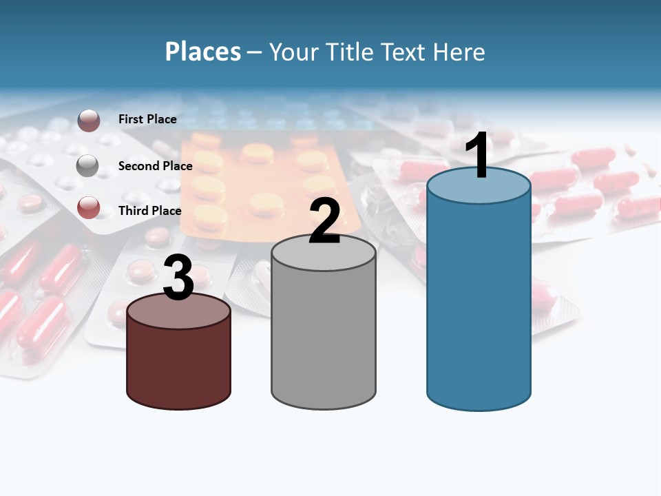 Health Blue Narcotic PowerPoint Template