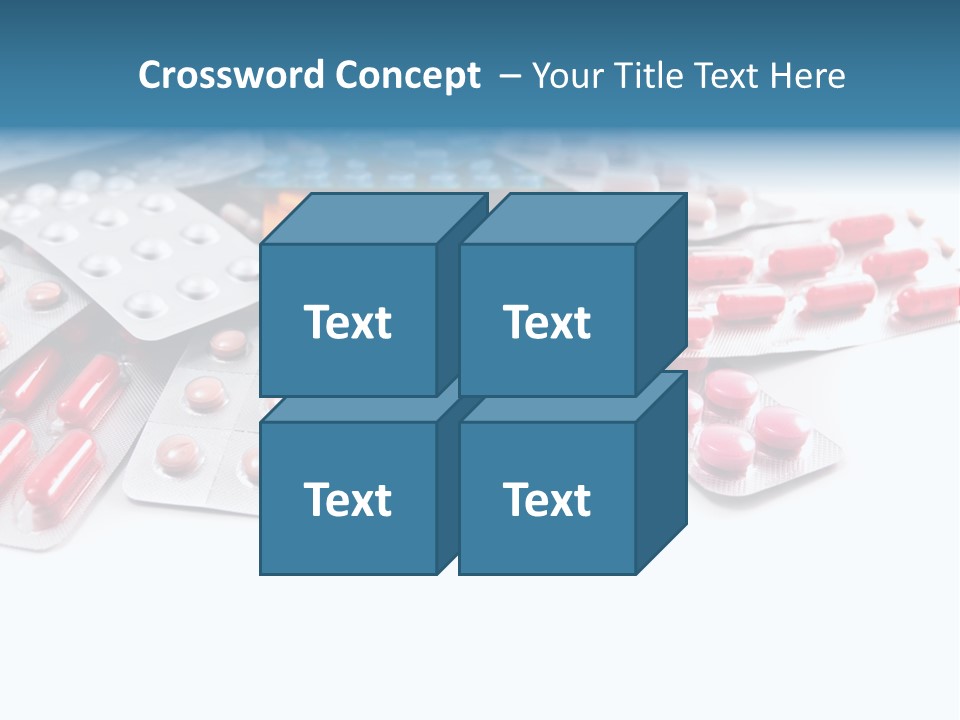 Health Blue Narcotic PowerPoint Template