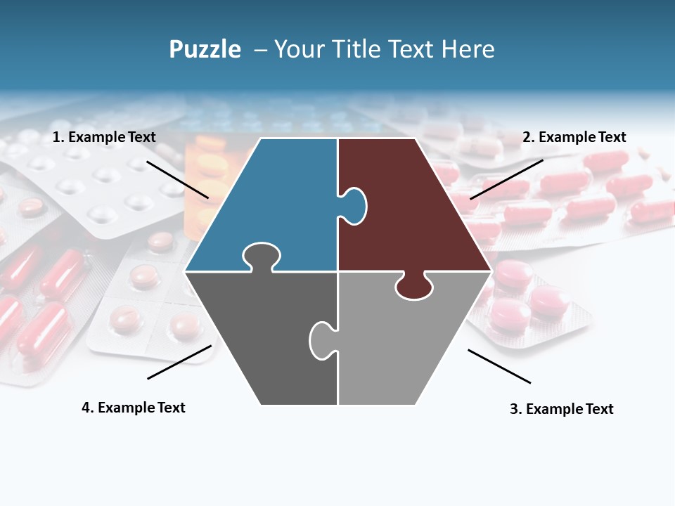 Health Blue Narcotic PowerPoint Template