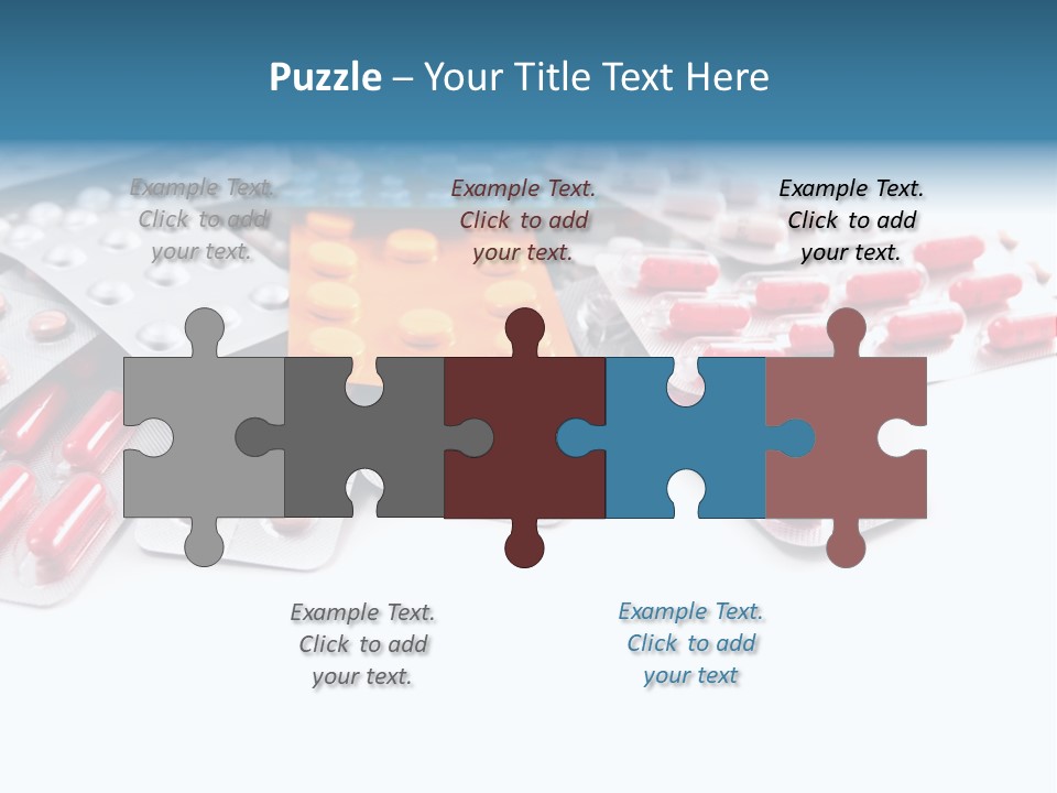 Health Blue Narcotic PowerPoint Template